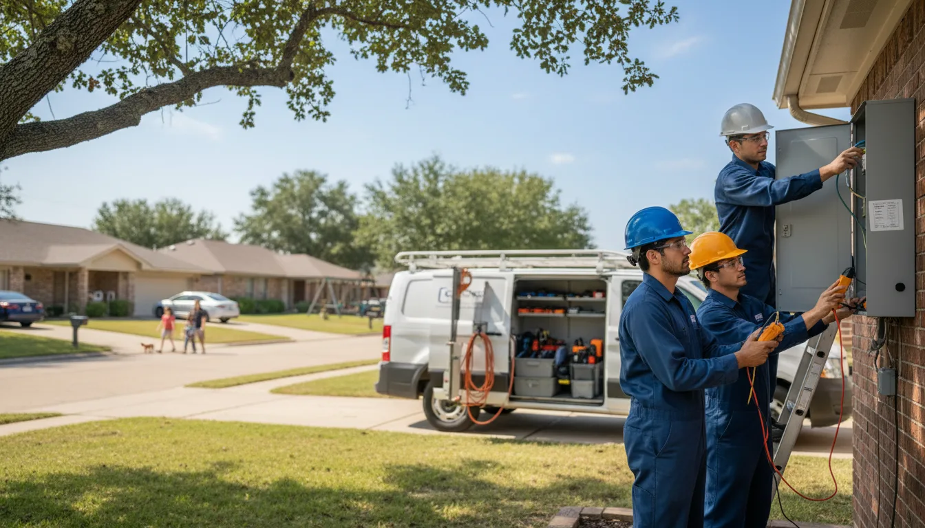 Certified electrician providing emergency electrical services in Mittie, LA